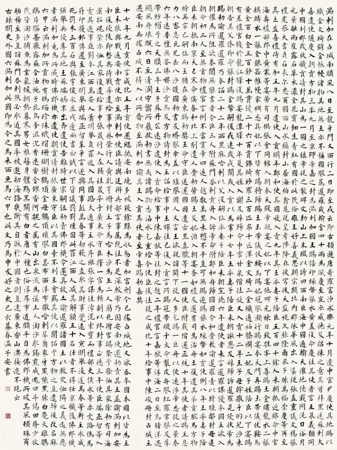 各大院校书法专业毕业展楷书作品